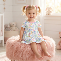 BESTAROO: GRACE WINGS SHORT SLEEVE DRESS