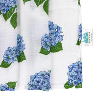 LITTLE HOMETOWN: HYDRANGEAS BABY MUSLIN SWADDLE BLANKET