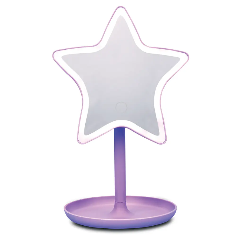 ISCREAM: LED LIGHT UP STAR VANITY MIRROR