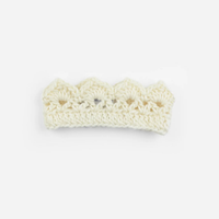 THE BLUEBERRY HILL: AVERY HAND-CROCHET CROWN - CREAM