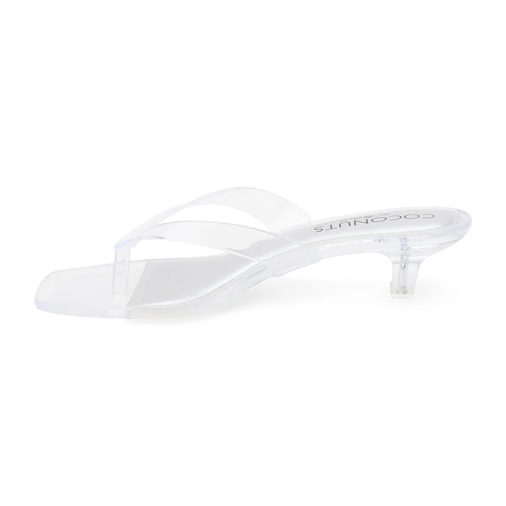 COCONUTS BY MATISSE: MARGO JELLY SANDAL - CLEAR
