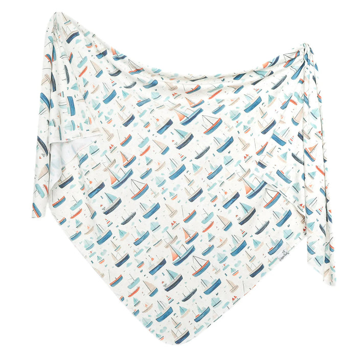 COPPER PEARL: FISCHER KNIT BLANKET