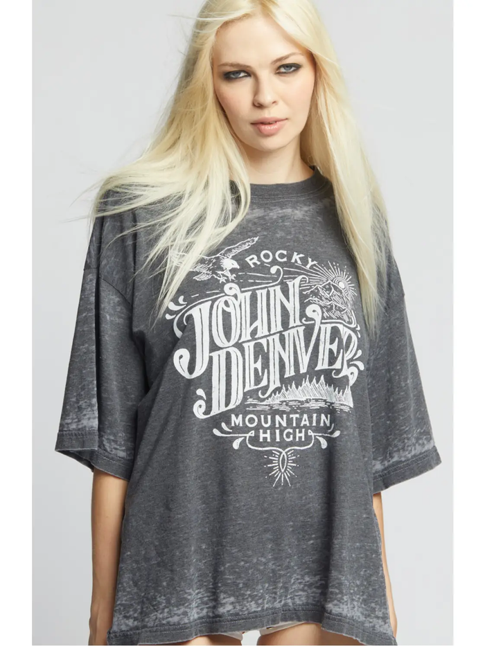 RECYCLED KARMA: JOHN DENVER ONE SIZE GRAPHIC TEE