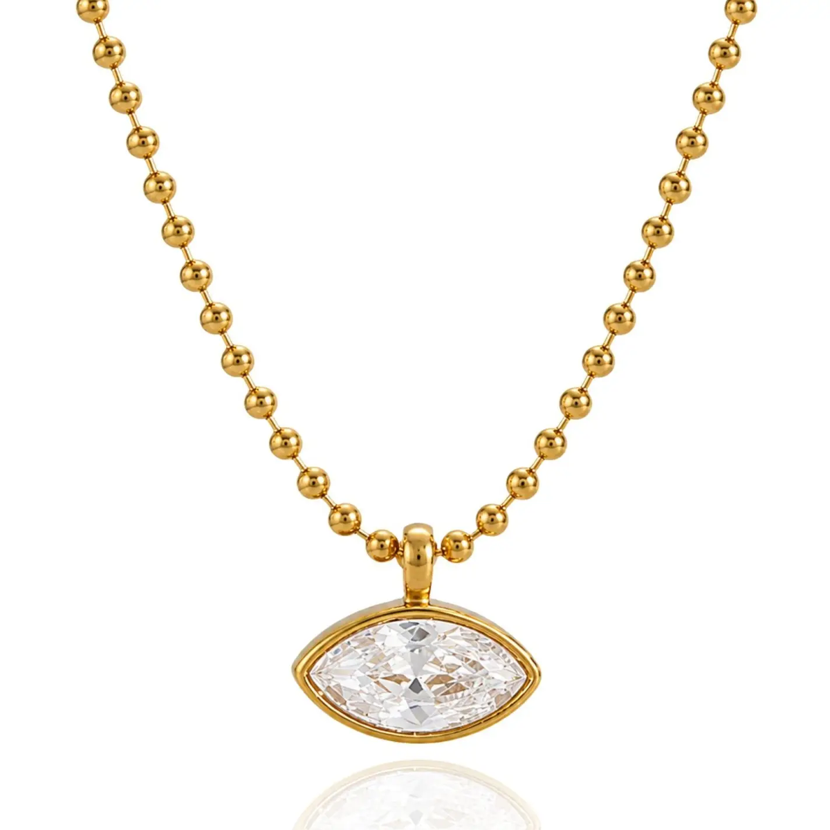 NOVA MARQUISE PENDANT NECKLACE