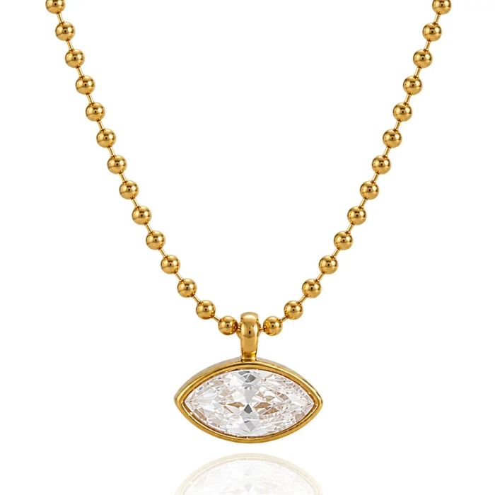 NOVA MARQUISE PENDANT NECKLACE