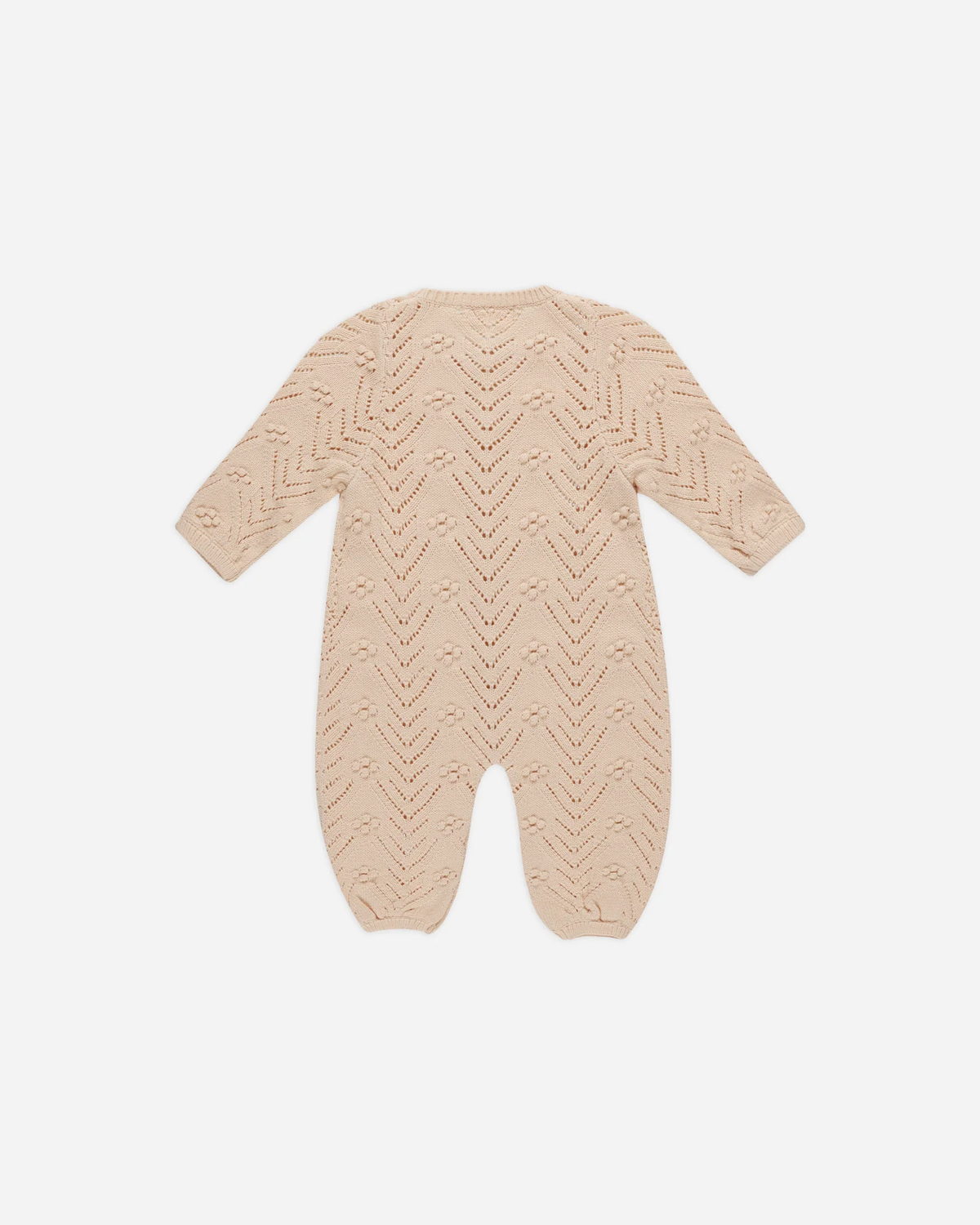 QUINCY MAE: LONG SLEEVE BOBBLE ROMPER || SHELL