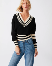 STEVE MADDEN: JEN SWEATER - BLACK MULTI