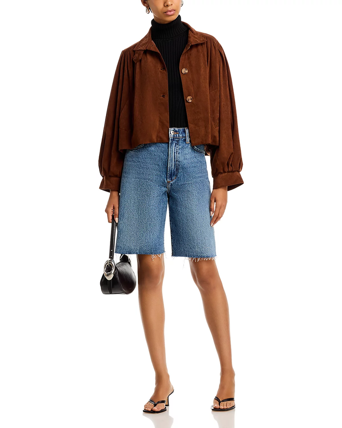 STEVE MADDEN: DIERDRA JACKET - CHICORY COFFEE