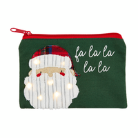 MUD PIE: CHRISTMAS LIGHT-UP POUCHES