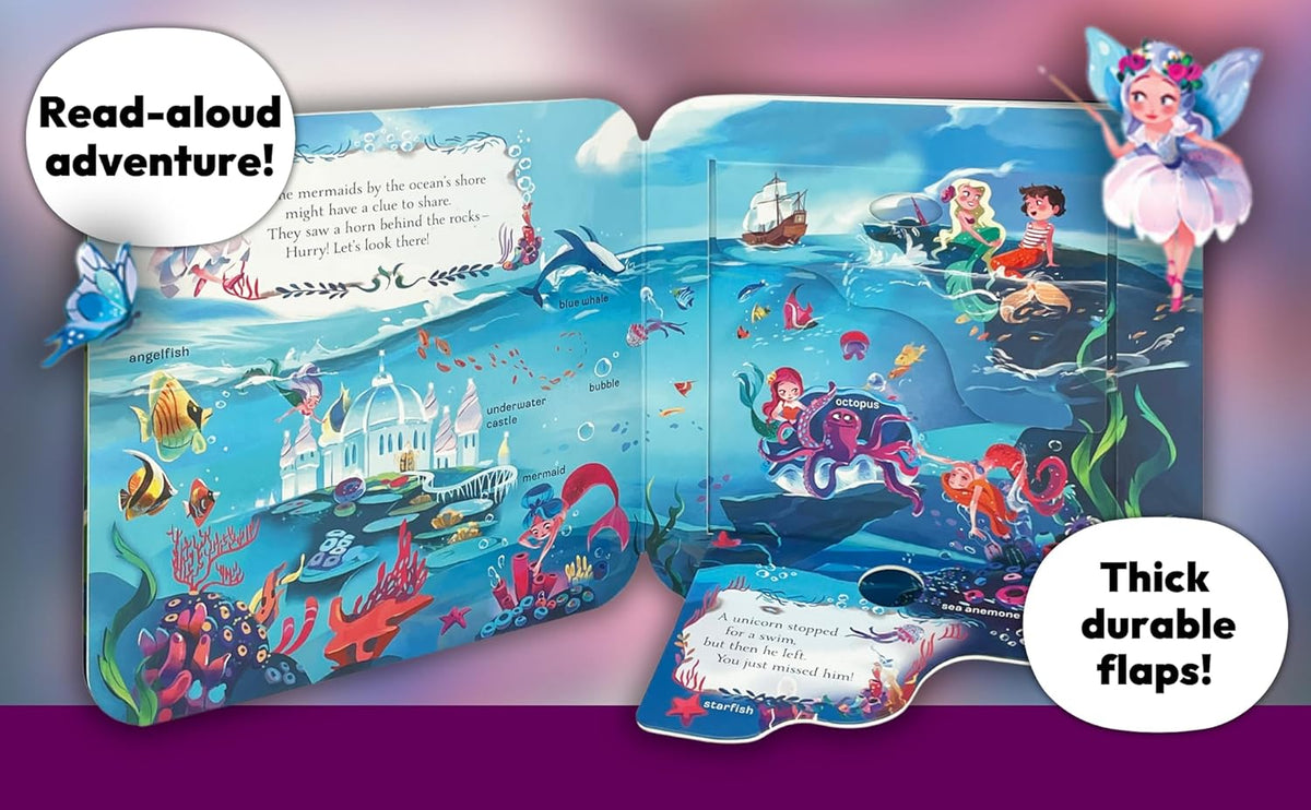 PEEK-A-FLAP UNICORN: A MAGICAL QUEST TO FIND A UNICORN BOARD BOOK