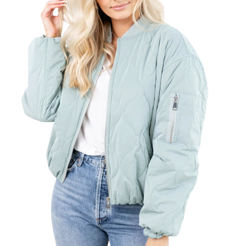 STEVE MADDEN: VIDA JACKET - MISTY JADE