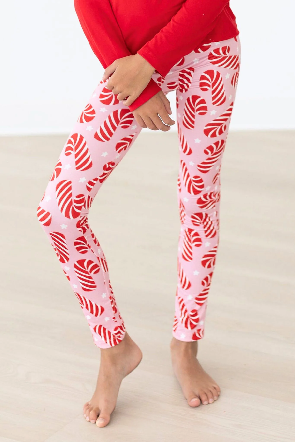 MILA & ROSE: CANDY CANES LEGGINGS