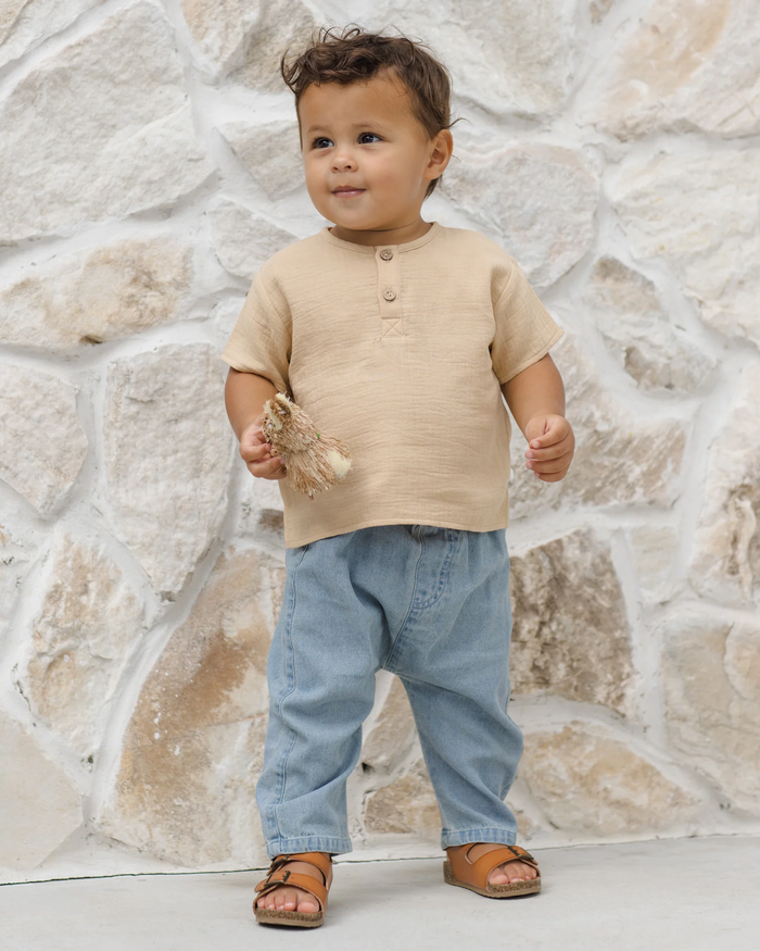 QUINCY MAE: HENRY PANT || CHAMBRAY