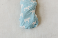 COPPER PEARL: PEANUT KNIT SWADDLE BLANKET