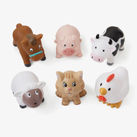 ELEGANT BABY: BARNYARD PARTY SQUIRTIE BABY BATH TOYS