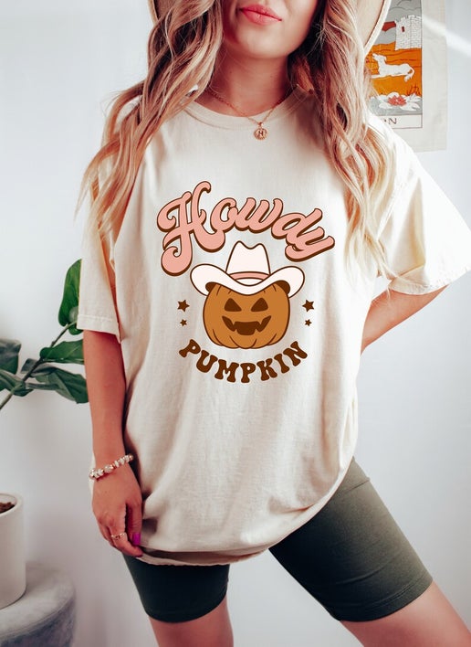 HOWDY PUMPKIN HALLOWEEN TEE