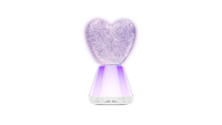 TRENDTECH: LED LIGHT UP GLITTER HEART BLUETOOTH SPEAKER WITH WHITE NOISE