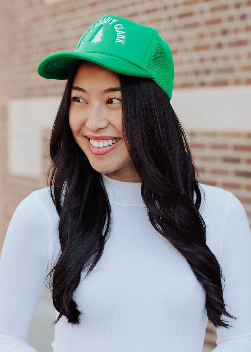 PANACHE APPAREL: IT'S A BEAUT CLARK TRUCKER HAT - GREEN