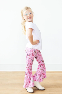 MILA & ROSE: BOOT SCOOTIN' RIBBED VELVET BELLS