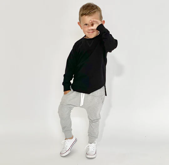 LITTLE BIPSY: JOGGER - GREY