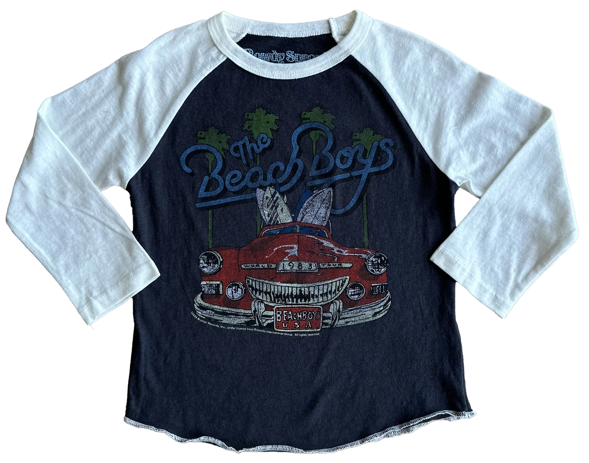 ROWDY SPROUT: BEACH BOYS 1983 WORLD TOUR RECYCLED RAGLAN