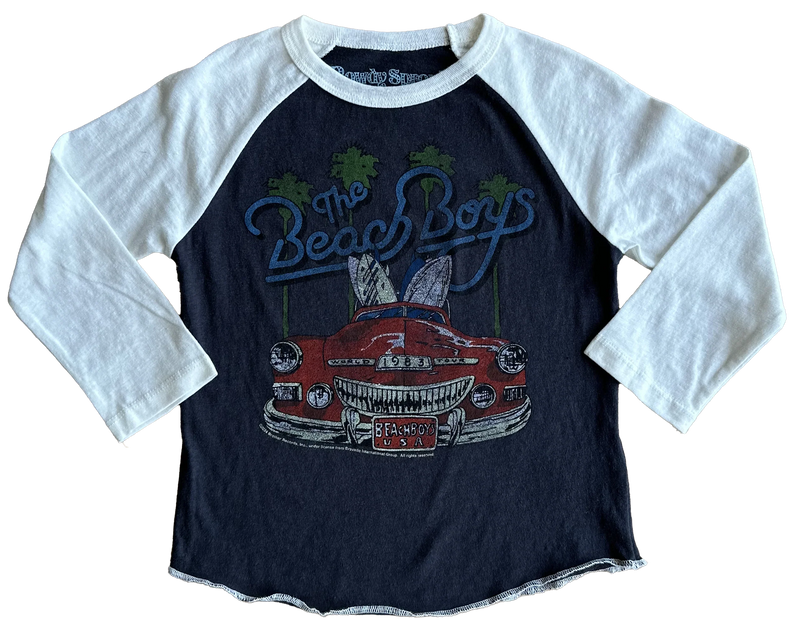 ROWDY SPROUT: BEACH BOYS 1983 WORLD TOUR RECYCLED RAGLAN