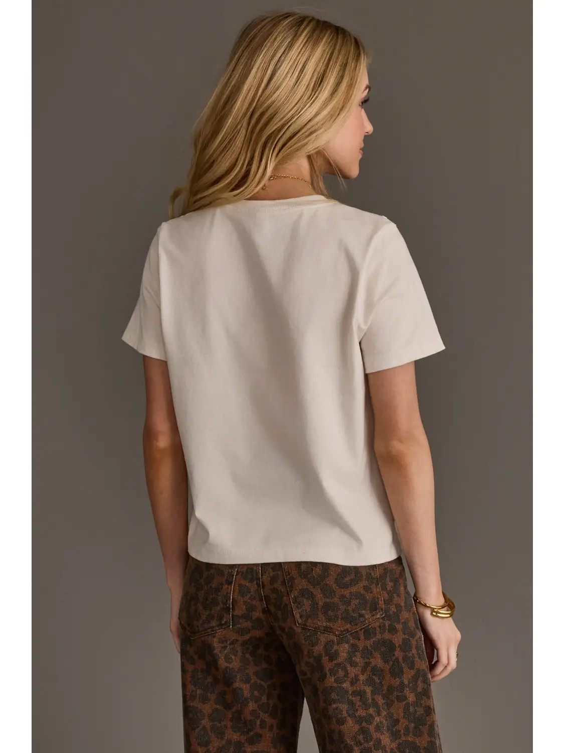 PANACHE APPAREL: COWGIRL GRAPHIC TEE - OFF WHITE