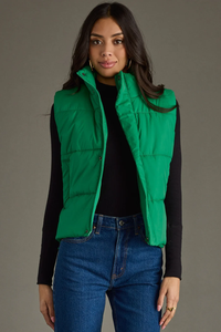 PANACHE: WORLD TRAVELER VEST - GREEN