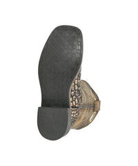 SMOKY MOUNTAIN BOOTS: CHILDREN'S GATOR BOOT - SANDED BLACK/BROWN DISTRESS