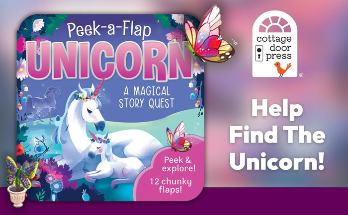 PEEK-A-FLAP UNICORN: A MAGICAL QUEST TO FIND A UNICORN BOARD BOOK