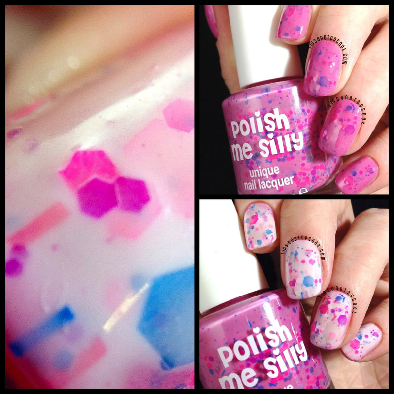 POLISH ME SILLY: DREAMING IN PINK - COLOR CHANGING THERMAL NAIL POLISH