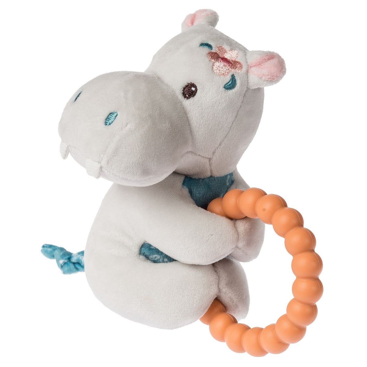 MARY MEYER: JEWEL HIPPO TEETHER RATTLE – 6″