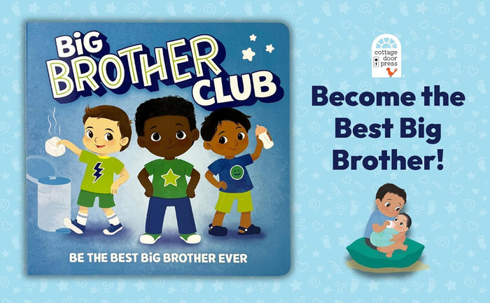 WELCOME TO THE BIG BROTHER CLUB BOARD BOOK, STICKER BADGES, AND A REWARD CHART