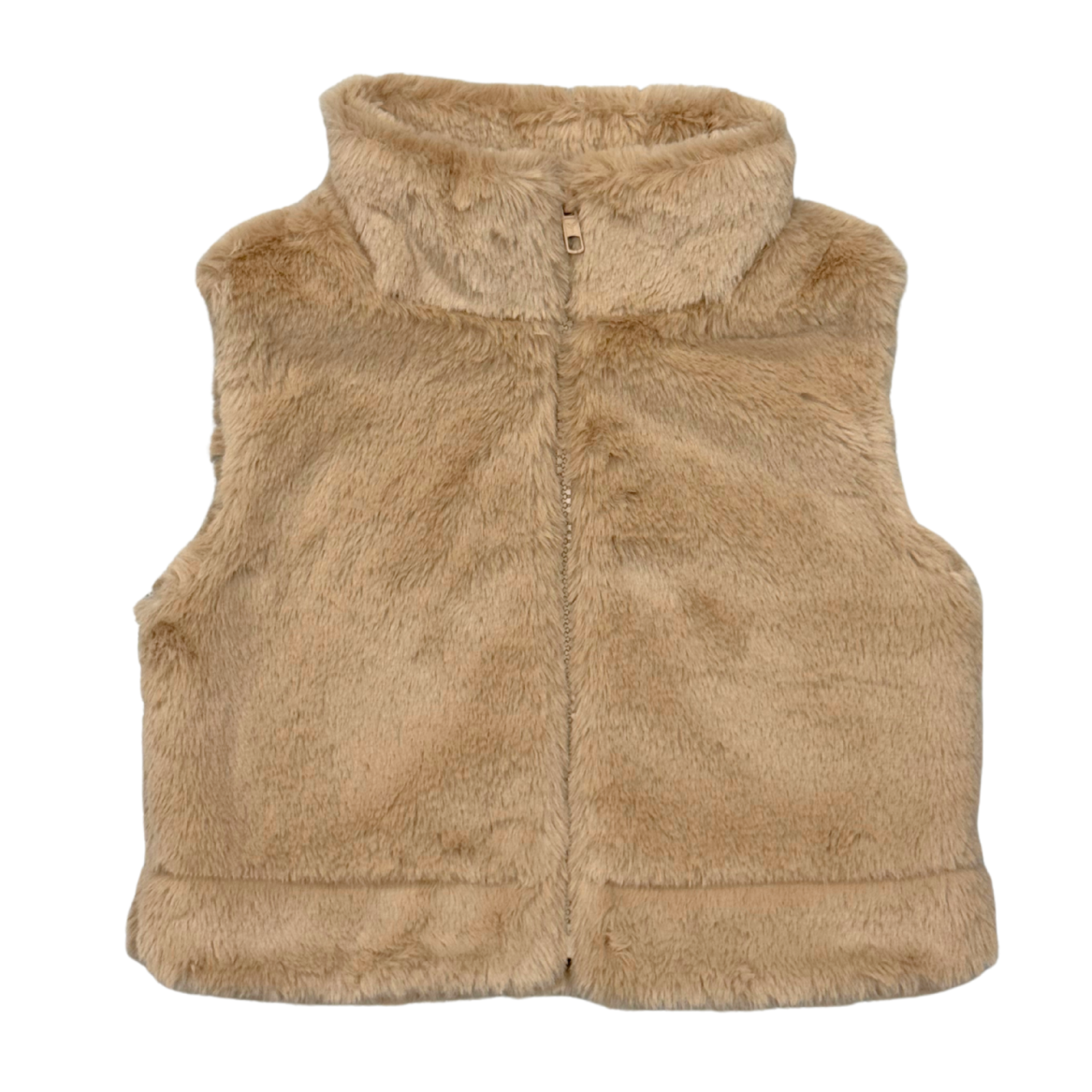 BABYSPROUTS: FUR VEST - BEIGE