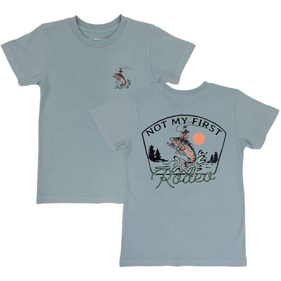 TINY WHALES: NOT MY FIRST RODEO TEE - LAKE