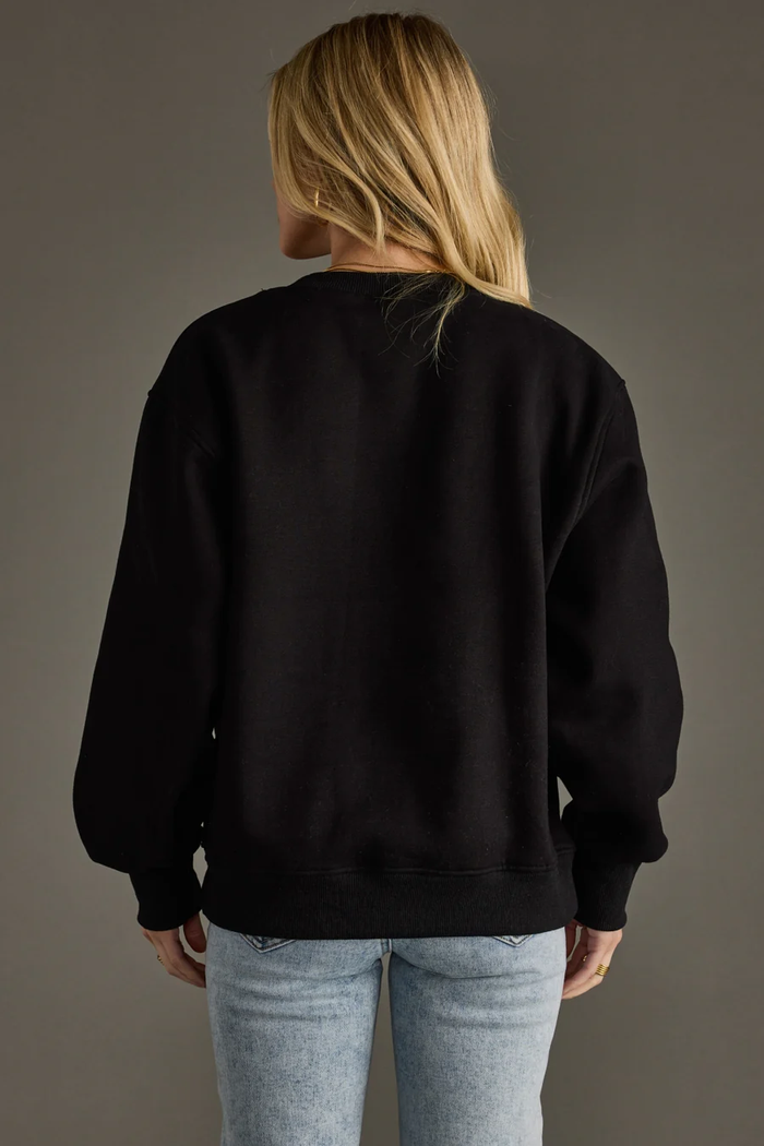 PANACHE APPAREL: GAME DAY SWEATSHIRT - BLACK