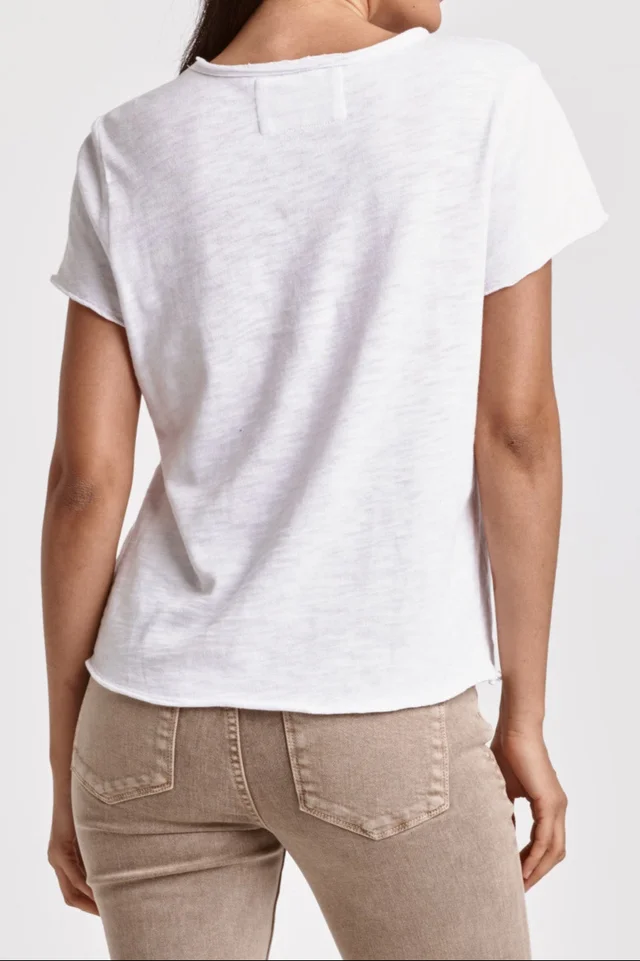 DEAR JOHN: VANYA TEE SLUB - WHITE
