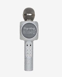 TRENDTECH: KARAOKE MICROPHONE & BLUETOOTH SPEAKER - SILVER BLING
