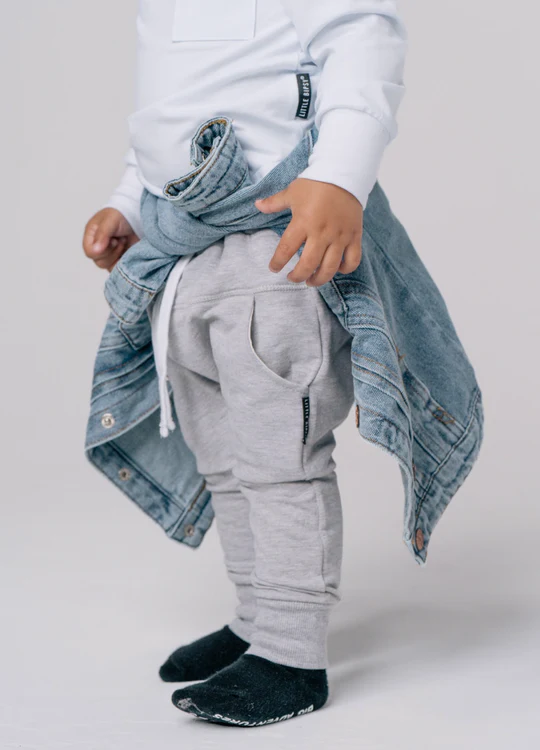 LITTLE BIPSY: JOGGER - GREY