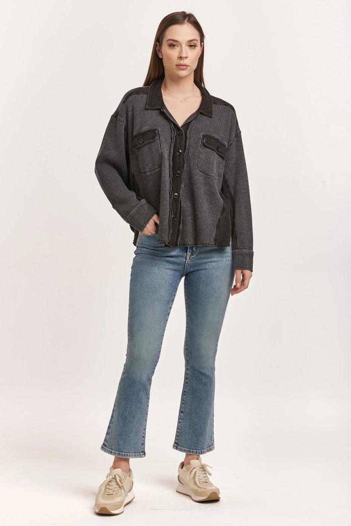 DEAR JOHN: FOSTER SHIRT - BLACK