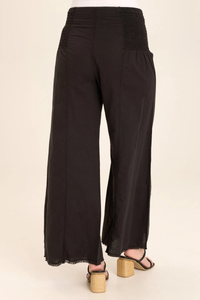 XCVI: KAJ WIDE LEG PANT - BLACK