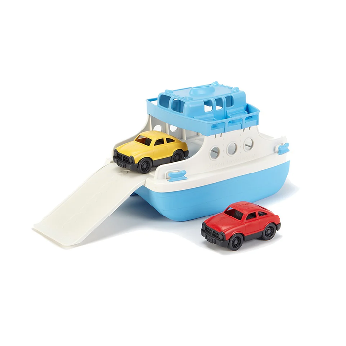 GREEN TOYS: FERRY BOAT WITH 2 MINI CARS