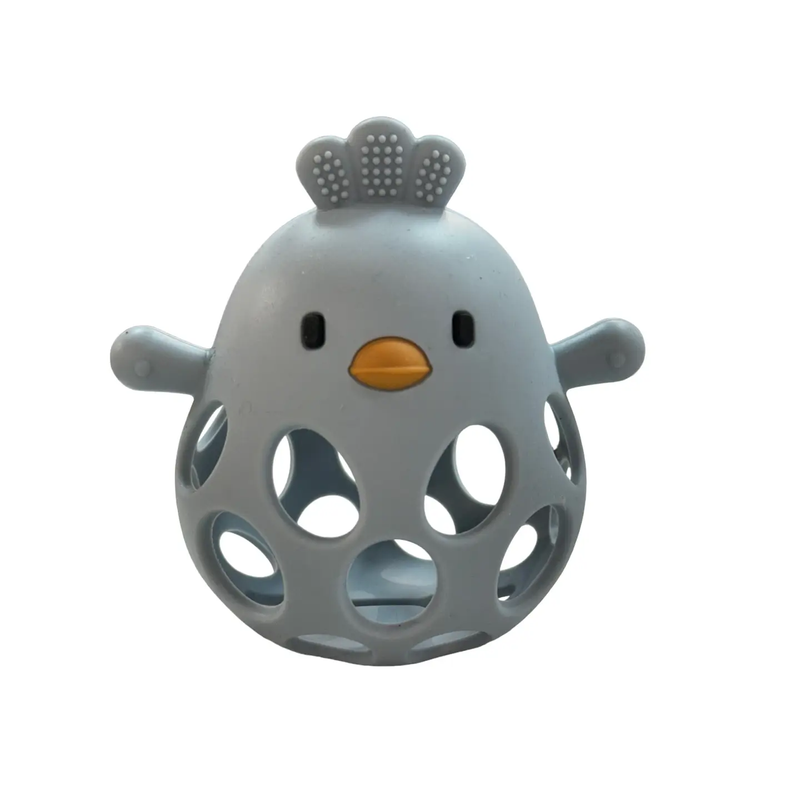 THREE HEARTS & CO: BPA FREE SILICONE 3D CHICKEN TEETHERS