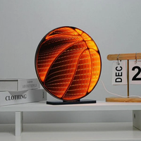 TRENDTECH: NEON ART INFINITY LIGHTS WALL & DESK SIGN - BASKETBALL