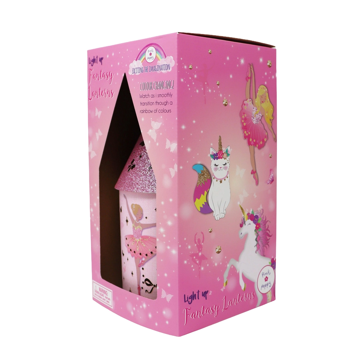 PINK POPPY: BALLERINA LED COLOR CHANGING LANTERN