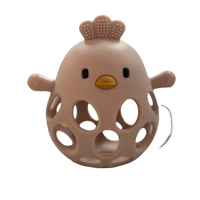 THREE HEARTS & CO: BPA FREE SILICONE 3D CHICKEN TEETHERS