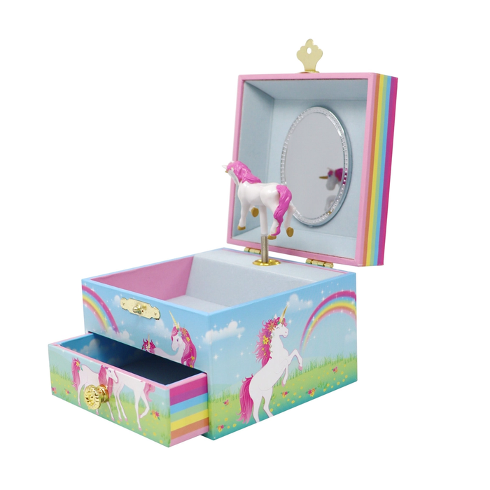 PINK POPPY: STARDUST UNICORN SMALL MUSICAL JEWELRY BOX