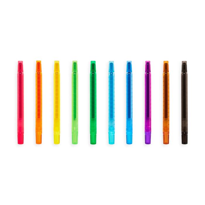 OOLY: YUMMY YUMMY SCENTED TWIST-UP CRAYONS - SET OF 10