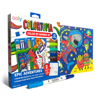 OOLY: COLORTOPIA COLOR BY NUMBER PAINT MARKER KIT - EPIC ADVENTURES
