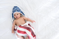 COPPER PEARL: PATRIOT PREMIUM KNIT HOODED TOWEL